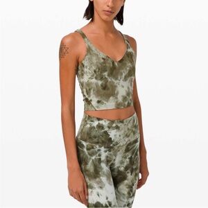 Lululemon Align Tank Top Green Diamond Dye